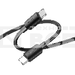 Кабель USB2.0 Hoco Type-C/Type-C, 3A, 60Вт, X96, 1м, черный, коробка, фото3