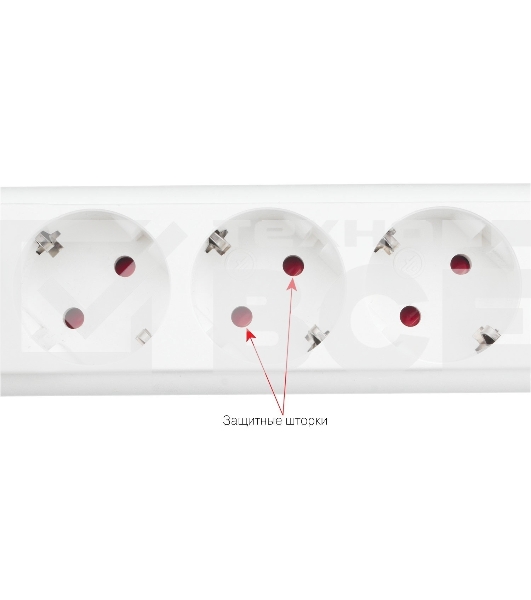 Сетевой фильтр PowerCube, PC PRO, 5 м, 6р, белый, 16А, SPL6-16-P-5M