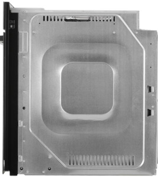 Духовой шкаф Kuppersberg HO 603 Black Glass, High-Tech, 78 л, поворотное управление, таймер, 6 режимов, макс. температура 310 градусов, энергоэффективность А, цвет черный, цвет фурнитуры черный