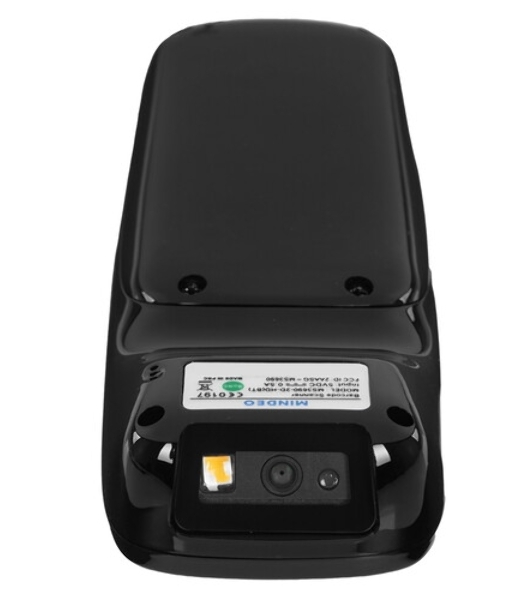 Сканер штрих-кода ручной Mindeo MS3690Plus Mark (MS3690-2D-HD(WI-FI)) 2D имидж, беспроводной, 100 скан/сек, USB, черный