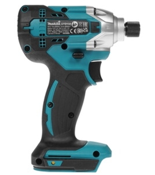 Дрель-шуруповерт Makita DTD156Z, 18 В, 0 Ач, 155 Нм, щеточный, ударный