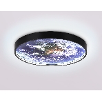 Настенно-потолочный светодиодный светильник Ambrella light FW11131 BK черный 15W LED 3000-6400K D240*38, фото6