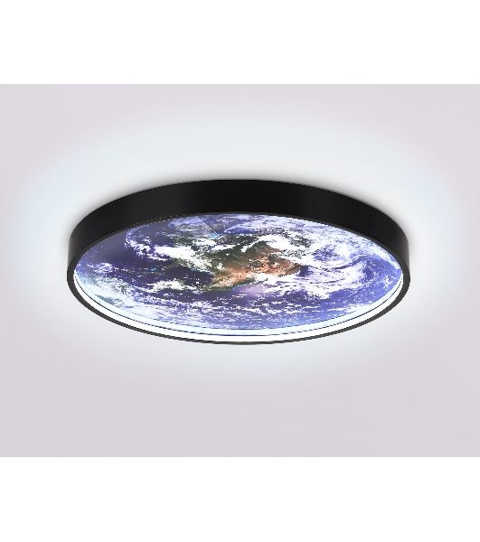 Настенно-потолочный светодиодный светильник Ambrella light FW11131 BK черный 15W LED 3000-6400K D240*38