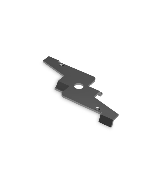 Крепление GL1995 BK черный 50*20*5