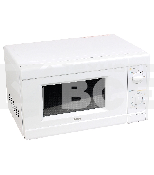 Микроволновая печь BBK 20MWS-705M/W белый, 20 л, 700 Вт, поворотный механизм