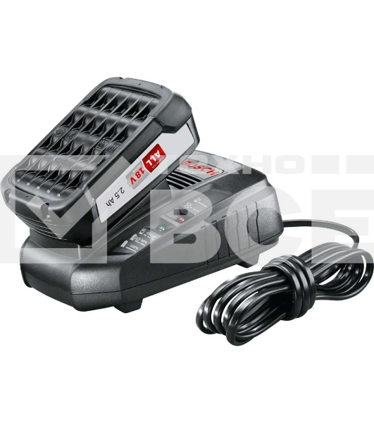 Батарея аккумуляторная Bosch PBA 18V 2.5 + AL1830 18В 2.5Ач Li-Ion (З/У в компл.) (1600A00K1P)
