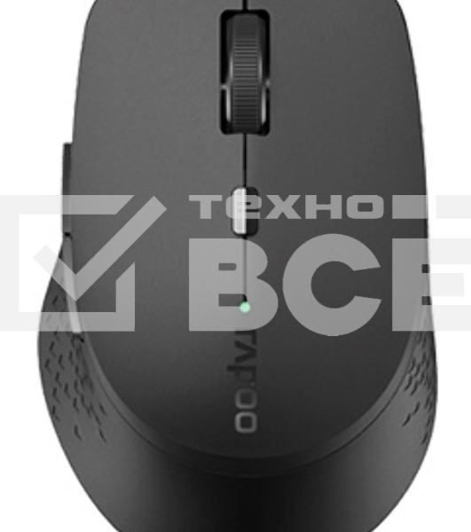 Мышь беспроводная Rapoo M300 темно-серый, 1600 dpi, радиоканал, Bluetooth, USB, кнопки - 6
