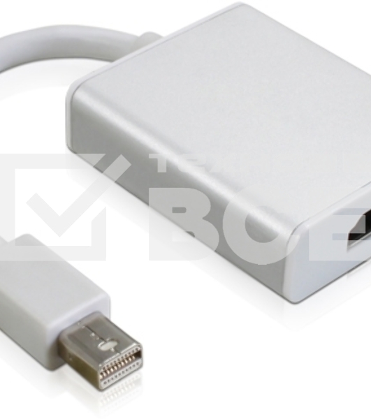 Адаптер-переходник Greenconnect Apple mini DisplayPort 20M > HDMI 19F (GCR-MDP2HD2)