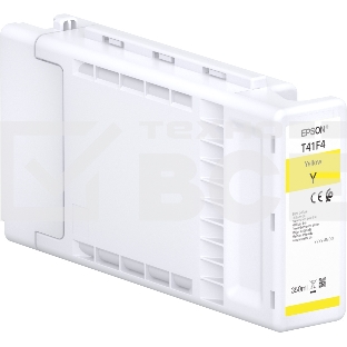Картридж струйный Epson T41F440 (C13T41F440) Singlepack UltraChrome XD2 желтый (350 мл) для SureColor T3400, T3400N, T3405, T3405N, T5400, T5400M, T5405