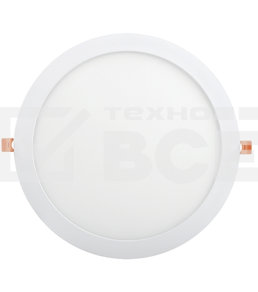 Светильник Iek LDVO0-1609-1-24-4000-K01 ДВО 1609 белый круг LED 24Вт 4000 IP20 алюм. корпус, диам 295 мм