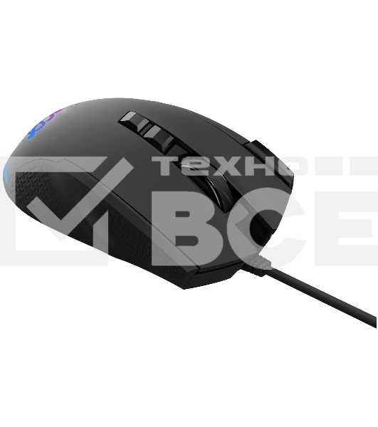 Мышь проводная Acer OMW180 черный, 6400 dpi, USB, кнопки - 9