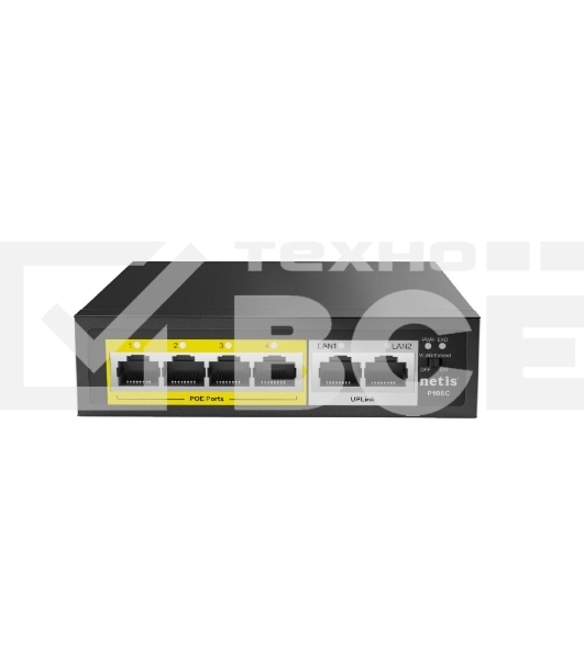 Коммутатор 6PORT NETIS P106C 10/100M 4POE