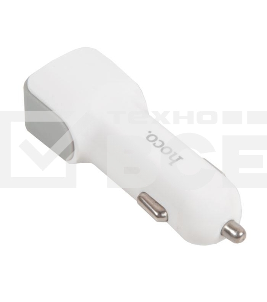 Авто ЗУ/ HOCO HC-78005 Z23/ 2 USB/ Выход: 12W/ белый