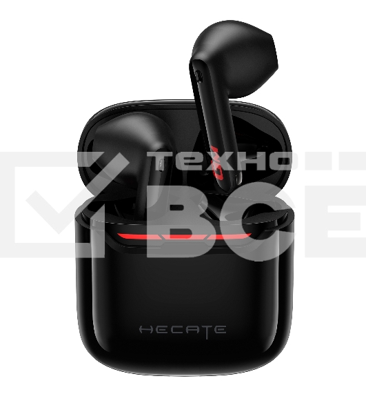Наушники с микрофоном Edifier Hecate GM3 Plus черный вкладыши BT оголовье