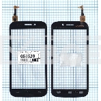 Сенсорное стекло (тачскрин) для Micromax A210 Canvas 4, черное, фото4