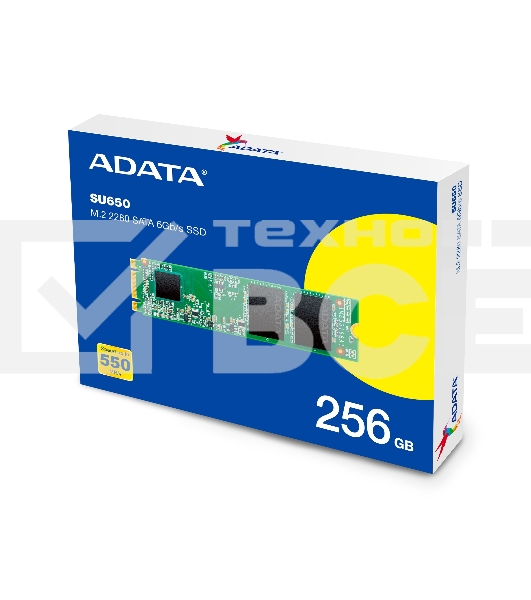 Накопитель SSD ADATA SU650, 256Gb, SATA III, 2.5