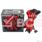 Блок питания Ginzzu PC800 Red, 800Вт, 80 PLUS, 140мм, черный / красный, фото6
