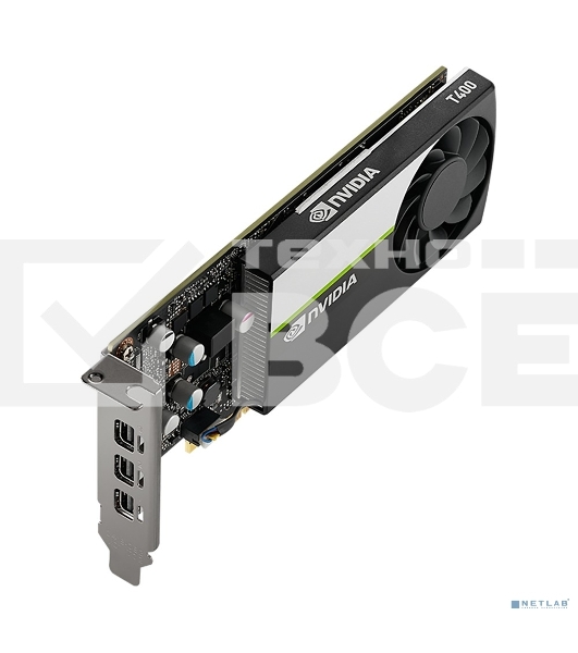 Видеокарта NVIDIA T400 4G BOX, brand new original with individual package, include ATX and LT brackets (025032)