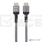 Кабель HDMI 19M/M,ver. 2.1 8KX60Hz (Econom) оплетка 1m iOpen ACG859A-1.0, фото3