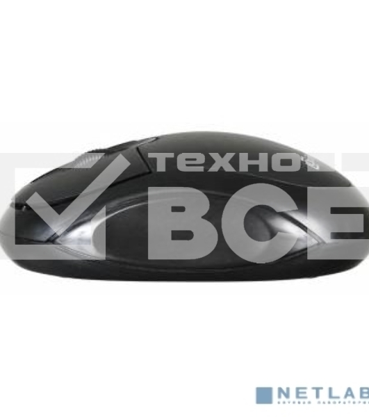 Мышь проводная Oklick 105S черный, 800 dpi, USB, кнопки - 3