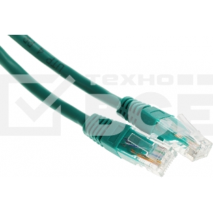 Патч-корд Premier PP6U-1M/G 10000 Гбит/с UTP 4 пары cat6 CCA molded 1м зеленый RJ-45 (m)-RJ-45 (m)