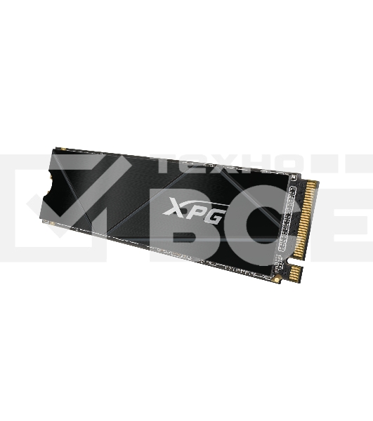 Накопитель SSD ADATA XPG GAMMIX S50 CORE, 500Gb, PCIe 4.0 x4, M.2 2280, NVMe, R/W 3500/2200, с радиатором