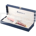 Ручка перьевая Waterman Hemisphere Colour Blocking (2179896) Pink GT сталь нержавеющая/позолота F подар.кор., фото5