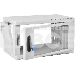 Шкаф коммутационный ЦМО (ШРН-6.500) напольный 6U 600x500мм пер.дв.стекл 200кг серый 470мм 180град., фото7
