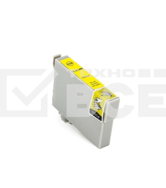 Струйный картридж NV Print T0814 (NV-C13T11144A10) Yellow для Epson Stylus Photo 1410/R270/R290/R295/R390/RX590/RX610/RX615/X690/TX650/TX659/TX700/TX700W/TX710W/TX800/T50/T59 (18.2 мл) совместимый