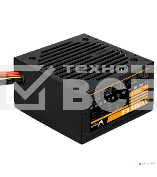 Блок питания Aerocool / Formula VX-650 PLUS, 650Вт, 120мм, черный