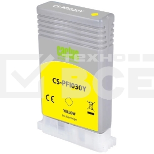 Картридж струйный Cactus CS-PFI030Y PFI-030Y желтый (55мл) для Canon imagePROGRAF TA-20/30