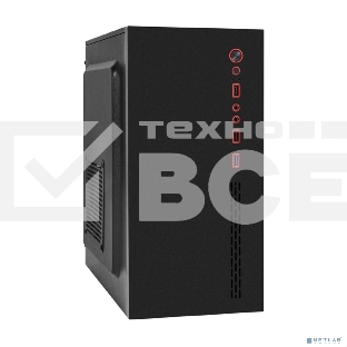Компьютерный корпус Minitower ExeGate BAA-403U (mATX, без БП, 1хUSB/1хUSB 3.0, HD Audio, черный)