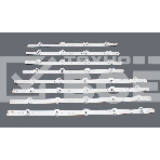 Светодиодная подсветка для телевизоров LG 39LN, AGF78400401, POLA2.0 39 (комплект, 8 шт), фото2