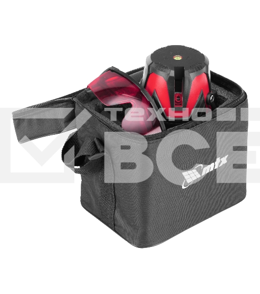 Лазерный уровень MTX MXL RED, 30 м, красный луч, акк. Li 2400 mAh, сумка, резьба 5/8'