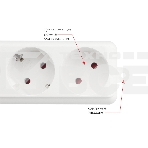 Сетевой фильтр PowerCube, PC PRO, 5 м, 6р, белый, 16А, SPL6-16-P-5M, фото17