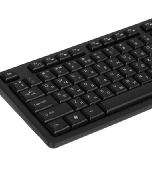Клавиатура проводная A4Tech KR-3, USB, черный