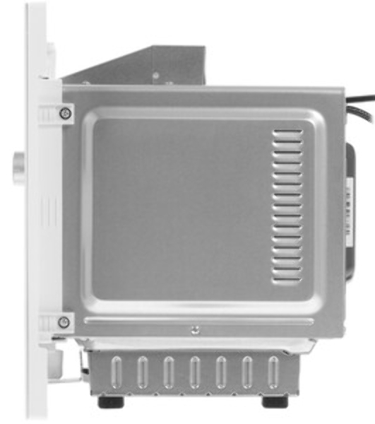 Встраиваемая микроволновая печь Bosch BFL623MW3 Serie 2, белый, 20 л, 800 Вт, переключатели - поворотный механизм/сенсор
