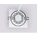 Светильник Ambrella light TN52341 SWH/GWH белый песок/белый глянец GX53 max 12W 115*115*25, фото4
