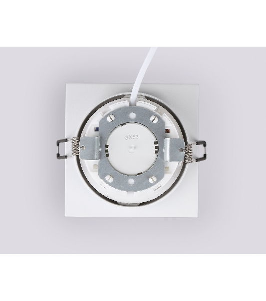 Светильник Ambrella light TN52341 SWH/GWH белый песок/белый глянец GX53 max 12W 115*115*25