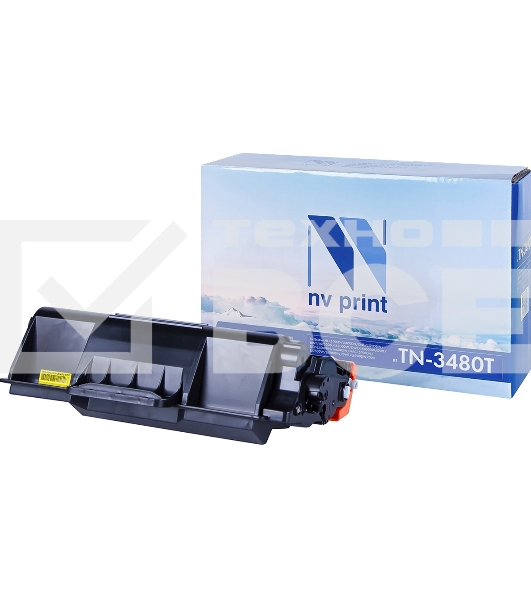 Картридж NVPrint совместимый Brother TN-3480T для HL-L5000D/L5100DN/L5100DNT/L5200DW/L5200DWT/L6250DN/L6300DW/L6300DWT/L6400DW/L6400DWT/DCP-L5500DN/L6600DW/MFC-L5700DN/L5750DW/L6800DW/L6800DWT/L6900DW/L6900DWT (8000k)