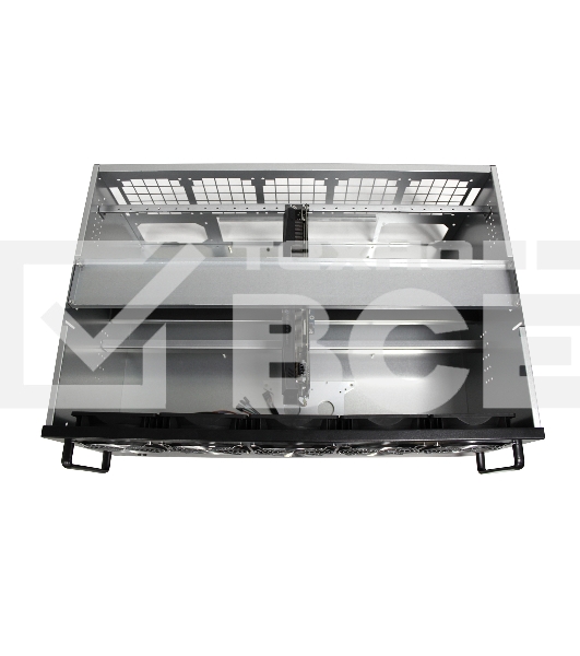 Корпус для майнинга Exegate EX270772RUS Pro 13-430 <без БП, 2*USB, 5*fan 120мм, места под: 13 видеокарт, 2 БП>