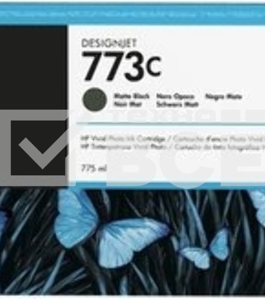 Картридж струйный HP 773C (C1Q37A) черный матовый для HP Designjet Z6600/Z6800 (775мл)