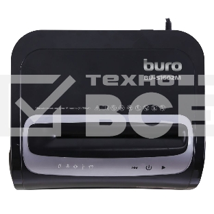 Шредер Buro Office BU-S1602M (секр.P-5)/фрагменты/16лист./30лтр./пл.карты/CD
