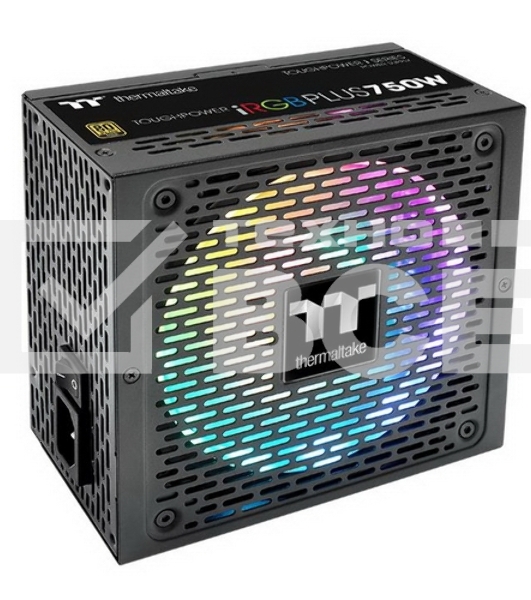 Блок питания Thermaltake ATX 750W Toughpower iRGB Plus 80 PLUS gold (24+4+4pin) APFC 140mm fan color LED 9xSATA Cab Manag RTL