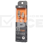 Кабель USB ACD-Titan MicroUSB ~ USB-A Нейлон, 1м, красно-черный (ACD-U927-M1R), фото4