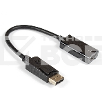 Кабель-переходник Exegate EX284921RUS  DisplayPort-HDMI ExeGate EX-DPM-HDMIF-0.15 (20M/19F, 0,15м), фото 1