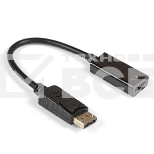 Кабель-переходник Exegate EX284921RUS  DisplayPort-HDMI ExeGate EX-DPM-HDMIF-0.15 (20M/19F, 0,15м)