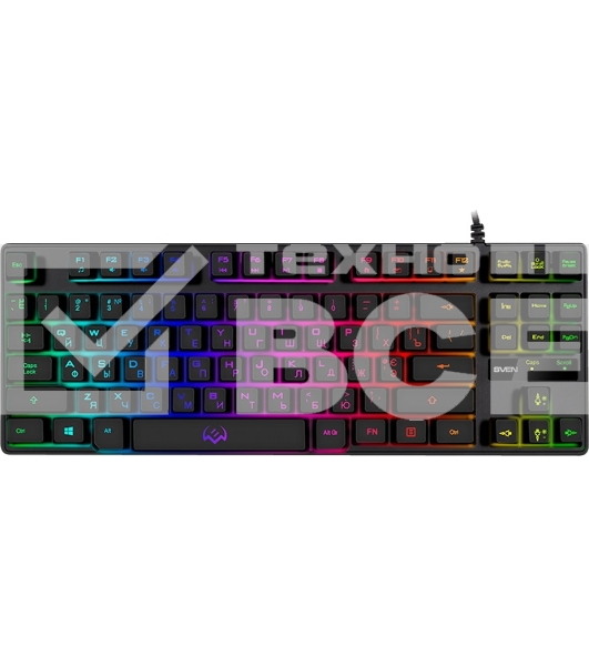 Игровая клавиатура SVEN KB-G7400 (87кл., 12 Fn функций, подсветка) Игровая клавиатура SVEN KB-G7400 (87кл., 12 Fn функций, подсветка)
