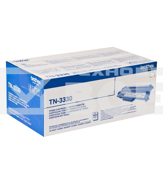 Картридж лазерный Brother TN-3330 черный (3000 стр.) для HL54xx/6180DW/DCP8110DN/8250DN/MFC8520DN/8950DW