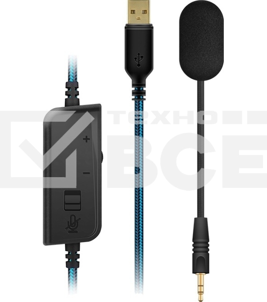 Игровые наушники SVEN AP-U1500MV с микрофоном черные (USB, LED, 7.1, mini jack O 3,5 мм (4 pin), 50 мм, RGB подсветка)